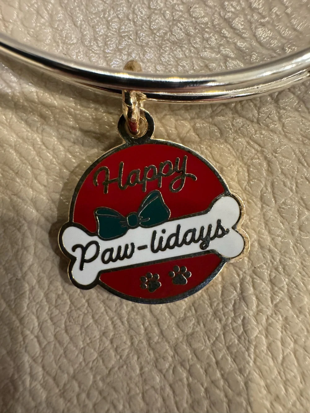 Alex and Ani Happy Pawlidays Bracelet